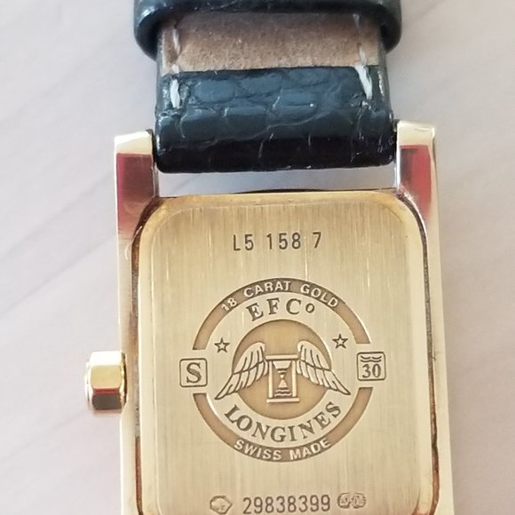 Authentic Longines 18k Gold VVS Diamond Watch, New Battery. Mint, Certificate - Picture 6 of 14